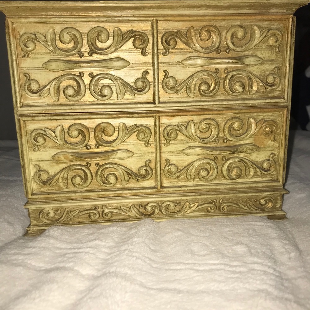 Vintage jewelry drawer box